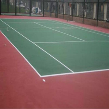 黄浦塑胶网球场施工