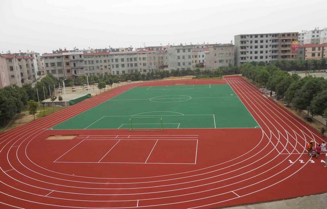 上海硅PU面层篮球场